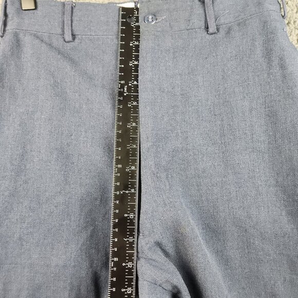 Vintage 40's US Military Air Force Wool Formal Trousers Men's Fit 26x28 Stamped - Picture 6 of 12
